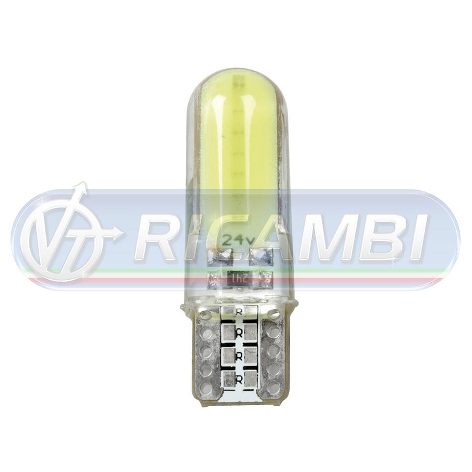 Hongu 4 LED T10 24SMD 4014 12-24V Lampade Lampadine Luci gialla aut